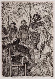 Het Tweede Deel van Koning Hendrik IV, Act III, Sc 2 door Edmund Joseph Sullivan