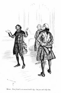 Illustratie voor Sheridans The School for Scandal door Edmund Joseph after Sullivan