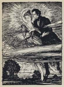 Illustratie voor Tennysons Maud door Edmund Joseph after Sullivan