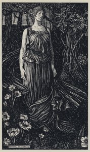 Tennyson, Illustratie voor A Dream of Fair Women and Other Poems door Edmund Joseph after Sullivan