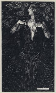 Illustratie voor A Dream of Fair Women and Other Poems door Edmund Joseph after Sullivan