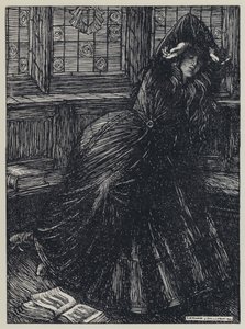 Illustratie voor A Dream of Fair Women and Other Poems door Edmund Joseph after Sullivan