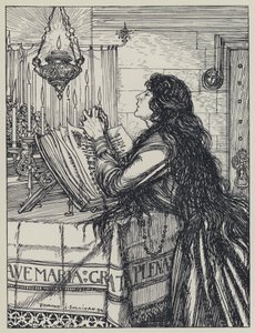 Illustratie voor A Dream of Fair Women and Other Poems
