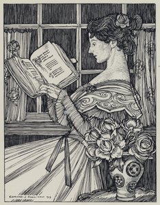 Illustratie voor A Dream of Fair Women and Other Poems door Edmund Joseph after Sullivan