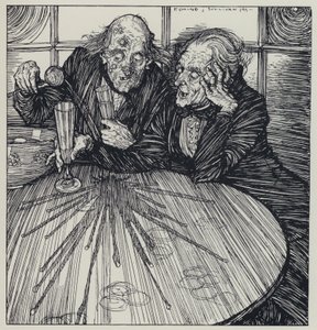 Illustratie voor A Dream of Fair Women and Other Poems door Edmund Joseph after Sullivan