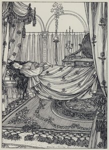 Illustratie voor A Dream of Fair Women and Other Poems door Edmund Joseph after Sullivan
