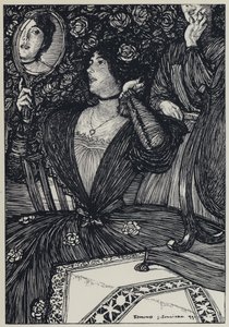 Illustratie voor A Dream of Fair Women and Other Poems door Edmund Joseph after Sullivan