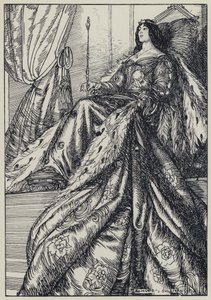 Illustratie voor A Dream of Fair Women and Other Poems door Edmund Joseph after Sullivan