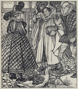 Illustratie voor A Dream of Fair Women and Other Poems door Edmund Joseph after Sullivan