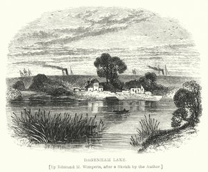 Dagenham Meer door Edmund Morison (after) Wimperis