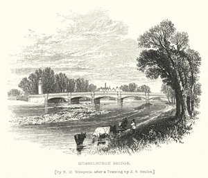 Musselburgh Brug door Edmund Morison (after) Wimperis