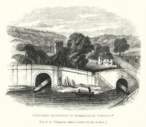 Noordelijke Ingang van Harecastle Tunnels door Edmund Morison (after) Wimperis