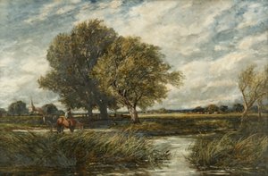 Paarden Water Geven door Edmund Morison Wimperis
