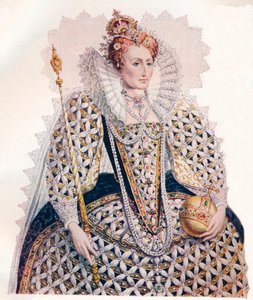 Elizabeth, Koningin van Engeland, Nederlaag van de Spaanse Armada door Edmund Thomas Parris