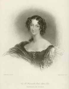 De Hoogedelgeboren Sarah Sophia Fane, Gravin van Jersey door Edmund Thomas Parris