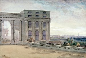 Uitzicht op Chester Terrace, Regent