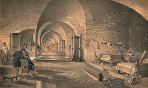 Interieur van Fort Nicholas door Edmund Walker