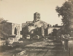 Saint-Honorat, bij Arles door Edouard Denis Baldus