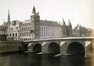 De "Conciergerie" en de "pont au Change", c. 1854