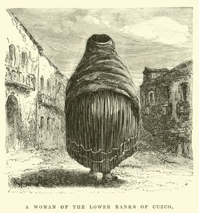 Een vrouw van de lagere rangen van Cuzco