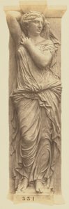 [Kariatide door Jules Cavelier, Decoratie van het Louvre, Parijs]. door Édouard Baldus