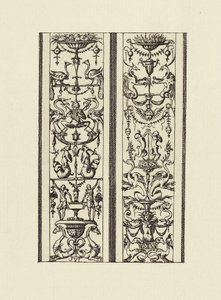 [Ontwerp naar een antiek schilderij]. door Édouard Baldus