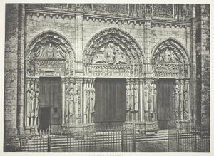 Hoofdportaal, kathedraal van Chartres