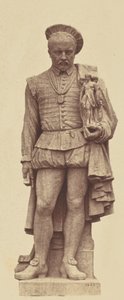[Pilon", standbeeld door Louis Desprez, decoratie van het Louvre, Parijs].