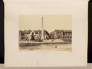 Place de la Concorde (nr. 45) door Édouard Baldus