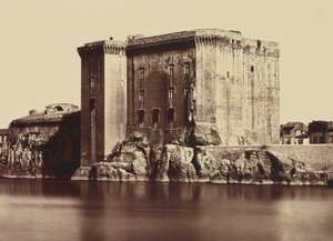 Tarascon. Kasteel door Édouard Baldus