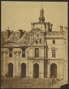 [Het Louvre, Paviljoen van Rohan]. door Édouard Baldus