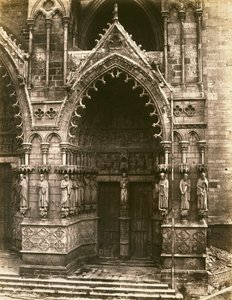 Porte de la Vierge, Amiens Kathedraal, ca. 1856