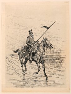 Een Uhlan door Edouard Detaille