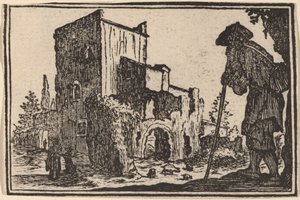 Herder en Ruïnes