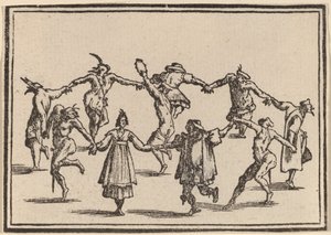De Dans door Edouard Eckman after Jacques Callot