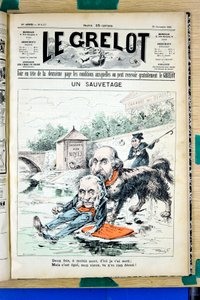 Omslag van Le Grelot, nummer 1337, Satirisch in Kleuren