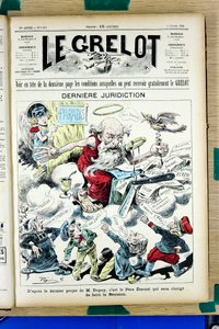 Omslag van Le Grelot, nummer 1452, Satirisch in kleuren