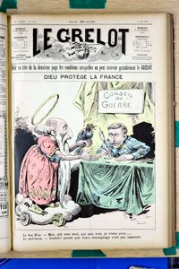 Omslag van Le Grelot, nummer 1478, Satirisch in kleuren door Edouard Guillaumin Pepin