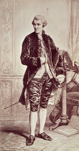 Joseph Haydn (1732-1809) 1858 (gravure) door Edouard Jean Conrad Hamman
