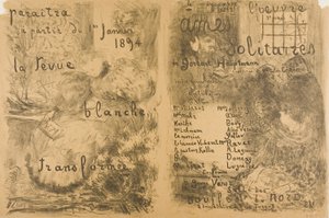 "La Revue Blanche" getransformeerd en eenzame zielen