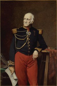 Portret van Jean-Charles Langlois 1789-1870, 1876 door Édouard Krug
