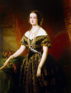 Franse keizerin Eugenie door Edouard Louis Dubufe