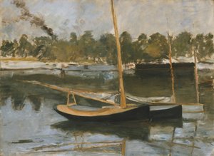 Argenteuil, bootstudie, 1874 door Édouard Manet