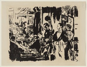 In het café door Édouard Manet