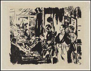 In het café door Édouard Manet