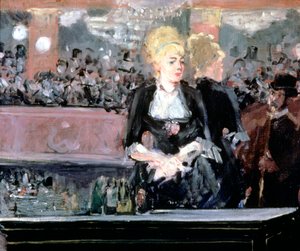 Bar bij Folies Bergère, 1881 door Édouard Manet