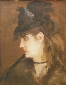 Berthe Morisot met een Zwarte Hoed