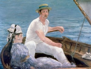 Boottocht, 1874 door Édouard Manet