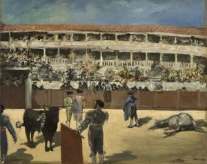 Stierengevecht, 1865-66 door Édouard Manet