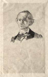 Charles Baudelaire door Édouard Manet
